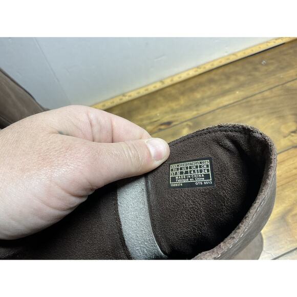 Keen Tall Boots Womens 7 Brown Zurich Wedge Leather Round Toe 1009374 - Picture 8 of 9